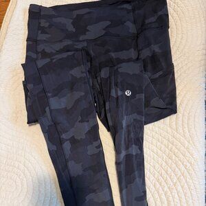 Lululemon Fast and Free Brushed Fabric High Rise Tight 28"